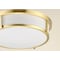 Maxim Lighting Rogue 3-Light 17" Wide Satin Brass Flush Mount Light 10270WTSBR - alternate 2